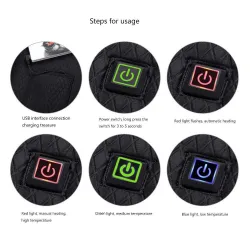 USB infrarood verwarmingsvest - elektrische thermische jasJassen