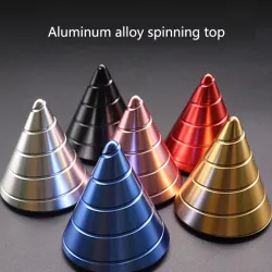 Metallkon - roterande fidget spinner - anti-stress leksak