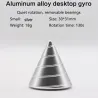 Metallkjegle - roterende fidget spinner - anti-stress leketøy