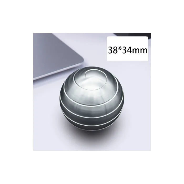 Metalkugle - roterende fidget spinner - anti-stress legetøj