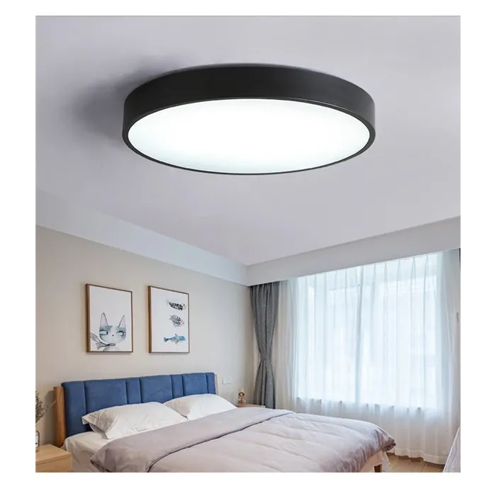 Lâmpada de teto redonda moderna - LED - 12W - 18W - 24W - 36W - 48W