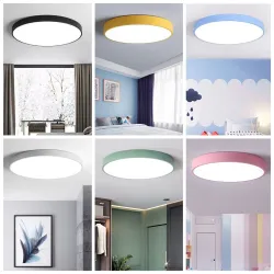 Moderne rund taklampe - LED - 12W - 18W - 24W - 36W - 48W
