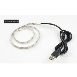 Taśma LED USB - podświetlenie TV - SMD 3528 - 5V - 50cm - 1m - 2m - 3m - 4m - 5mPaski