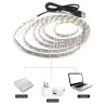 LED USB stripelys - TV-bakgrunnsbelysning - SMD 3528 - 5V - 50cm - 1m - 2m - 3m - 4m - 5m