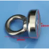 Neodymmagnet - øyeboltring - 25 * 30mm