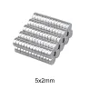 N35 - neodymmagnet - sterk skive - 5mm * 2mm - 50 stk