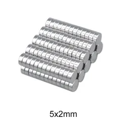N35 - neodymmagnet - sterk skive - 5mm * 2mm - 50 stk