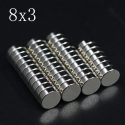 N35 - neodymowy magnes - silny dysk - 8mm * 3mmN35