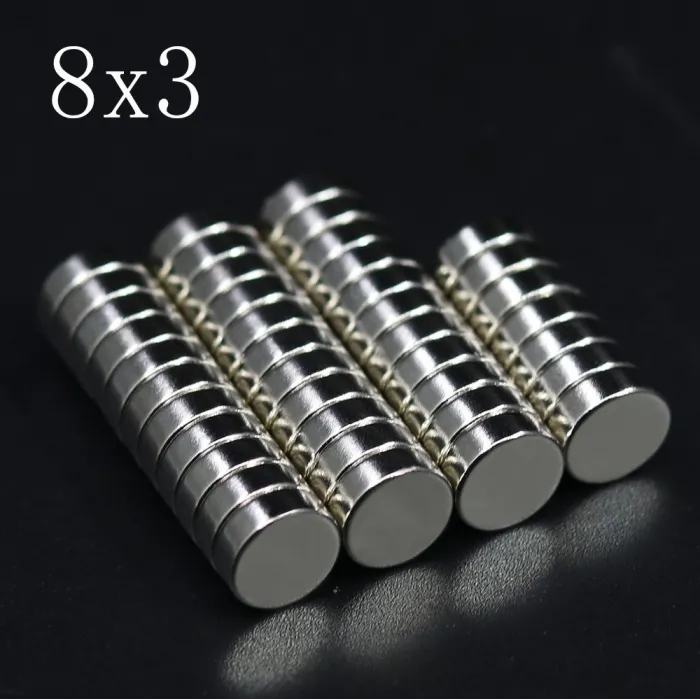 N35 - aimant néodyme - disque puissant - 8mm * 3mm