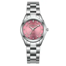 CHRONOS - Quartz watch with rhinestones - stainless steel - waterproofWatches