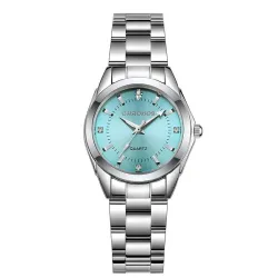 CHRONOS - Montre à quartz avec strass - acier inoxydable - étanche