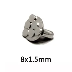 N35 - aimant néodyme - disque puissant - 8mm * 1,5 mm