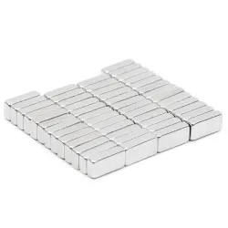 N52 - aimant néodyme - bloc rectangulaire puissant - 10mm * 5mm * 2mm - 50 pièces
