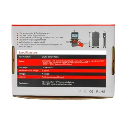 MICRO-200 PRO - digitaler Autobatterietester - Analysator - 12V - 24V
