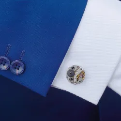 Mechanical watch movement - elegant cufflinksCufflinks