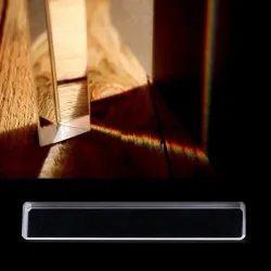 K9 optisk glass - rettvinklet reflekterende - trekantet fargeprisme