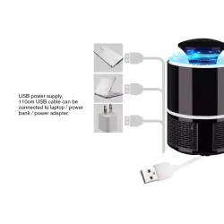 Elektrisk myggdreper - anti-mygg LED-lampe - USB