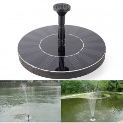 14W - fonte de lagoa flutuante solar - bomba de água