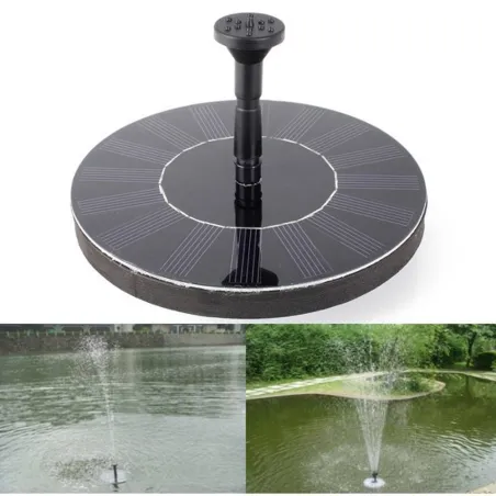 14W - solenergi flytende damfontene - vannpumpe