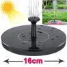 14W - solenergi flytende damfontene - vannpumpe