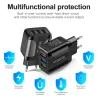 3 USB-porter lader - 3.0 hurtiglading
