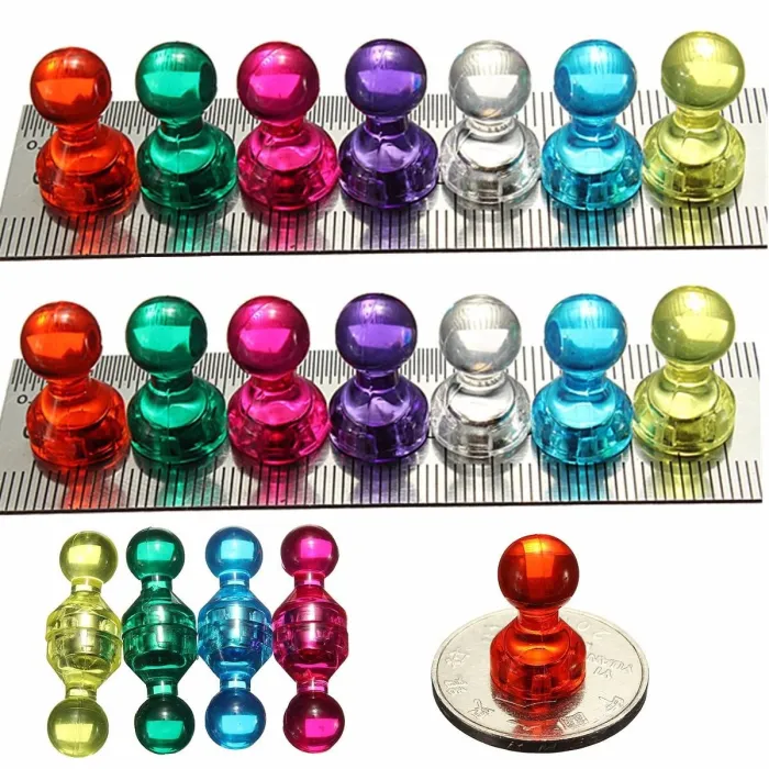 Neodym sterk magnet - thumbtack - 14 stk