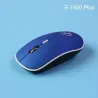 Wireless optical mouse - with USB receiver - ergonomic - silent - 2.4Ghz - 1600 DPIMouses