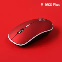 Mouse ottico wireless - con ricevitore USB - ergonomico - silenzioso - 2.4Ghz - 1600 DPI