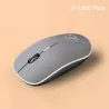 Wireless optical mouse - with USB receiver - ergonomic - silent - 2.4Ghz - 1600 DPIMouses