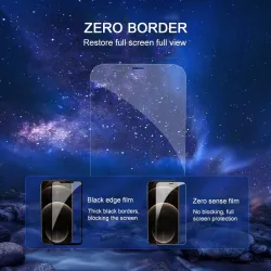 Zabezpieczenie ekranu - szkło hartowane - pełna osłona - dla iPhone'a - 4 sztukiOchrona ekranu