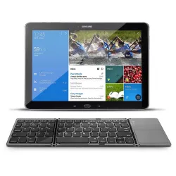 Teclado Bluetooth dobrável - com touchpad - ultrafino
