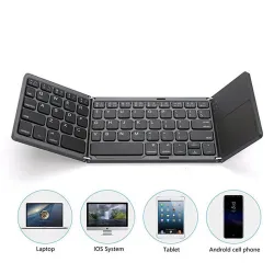Foldable Bluetooth keyboard - with touchpad - ultra thinKeyboards
