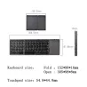 Foldable Bluetooth keyboard - with touchpad - ultra thinKeyboards