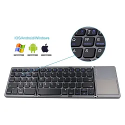 Foldable Bluetooth keyboard - with touchpad - ultra thinKeyboards