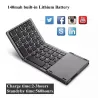 Faltbare Bluetooth-Tastatur - mit Touchpad - ultradünn
