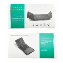 Foldable Bluetooth keyboard - with touchpad - ultra thinKeyboards