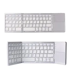 Clavier Bluetooth pliable - avec pavé tactile - ultra fin