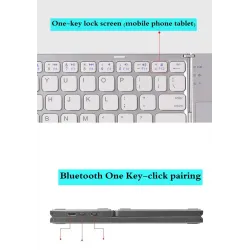 Foldable Bluetooth keyboard - with touchpad - ultra thinKeyboards