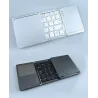 Teclado Bluetooth dobrável - com touchpad - ultrafino