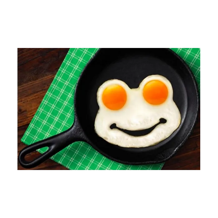 Frosk - stekt eggform