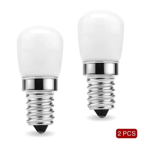 3W - E14 - AC 220V - LED - køleskabspære - 2 stk.