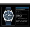 READEEL - sports Quartz-klokke - vanntett - lerretsrem