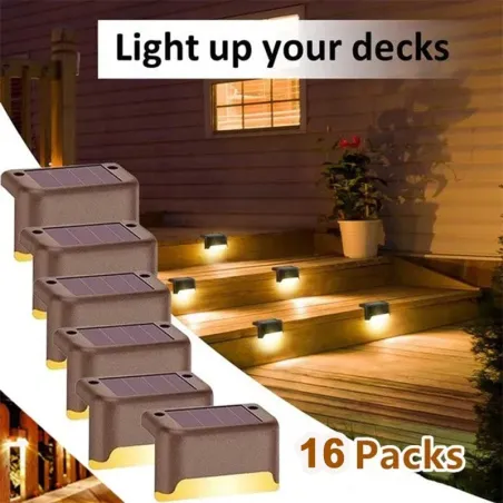 Solardeckleuchten – Terrasse – Zaun – Garten – wasserdicht – LED