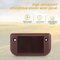 Solar dekk lys - uteplass - gjerde - hage - vanntett - LED