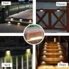 Solardeckleuchten – Terrasse – Zaun – Garten – wasserdicht – LED