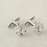 Boat anchor - silver cufflinksCufflinks