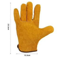 Gants de sécurité / travail - ignifuges - cuir de vache - pour le soudage / brasage