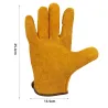 Gants de sécurité / travail - ignifuges - cuir de vache - pour le soudage / brasage