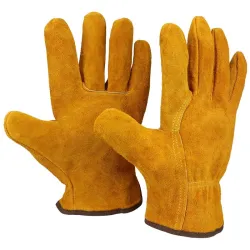 Gants de sécurité / travail - ignifuges - cuir de vache - pour le soudage / brasage