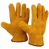 Sikkerhets- / arbeidshansker - brannsikre - kuskinn - for sveising / lodding